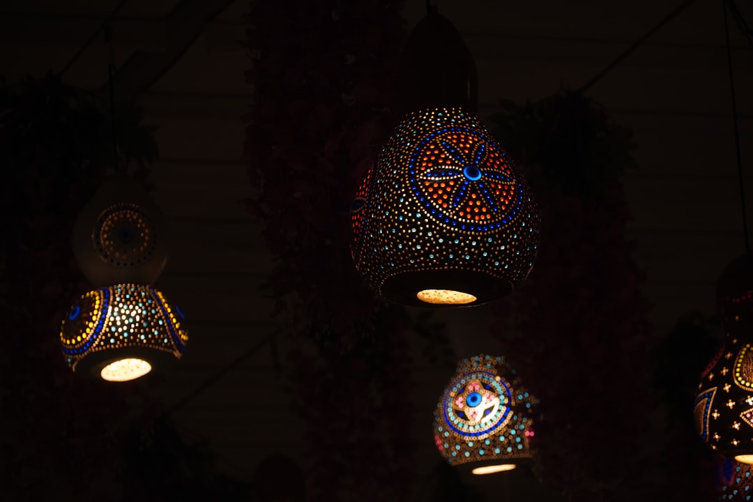 Photo Pumpkin Chandelier